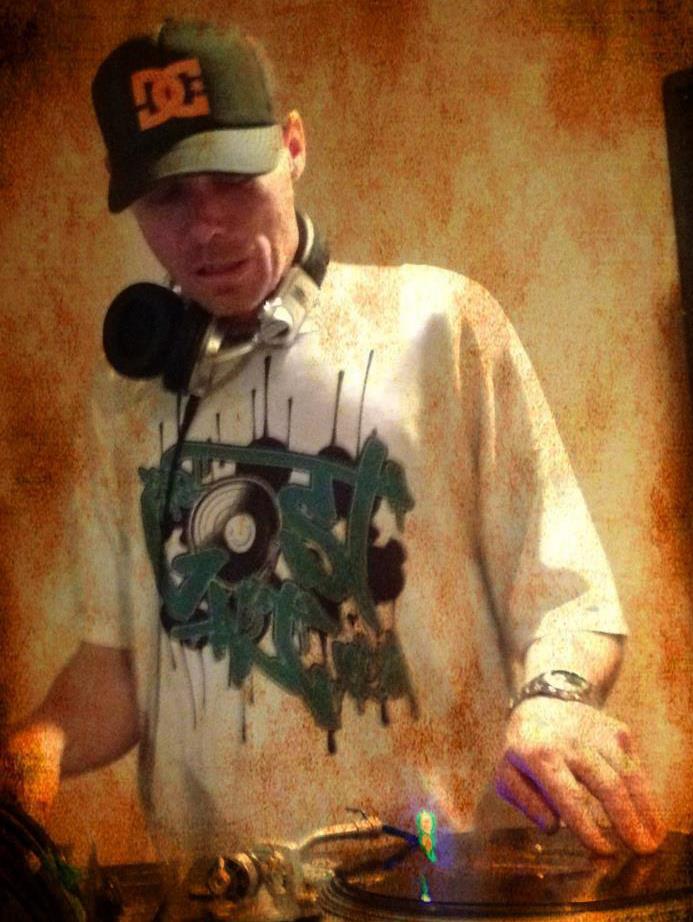 Close up of the Rane mixer and turntable setup at a DJ Natural Nate® show